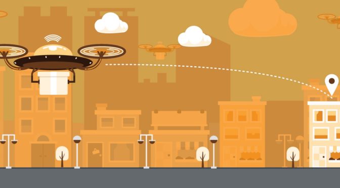 How Does a Drone Optimize its Routes?