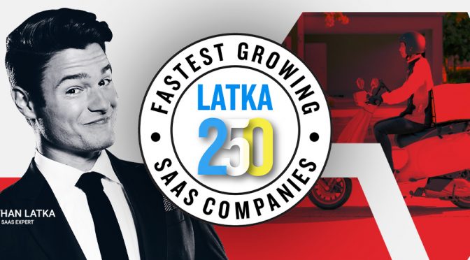 LogiNext in global Top 20 on the Latka Fastest Growing SaaS Company List