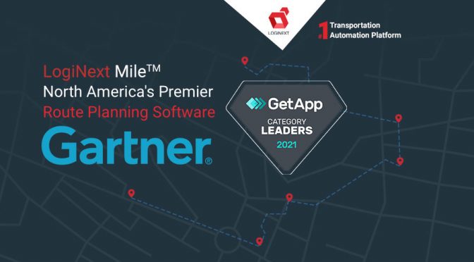 LogiNext Mile named a Category Leader for Route Planning Software in North America