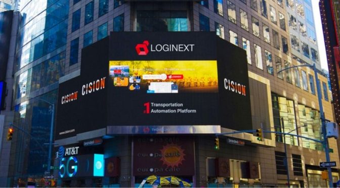 LogiNext on New York Times Square!