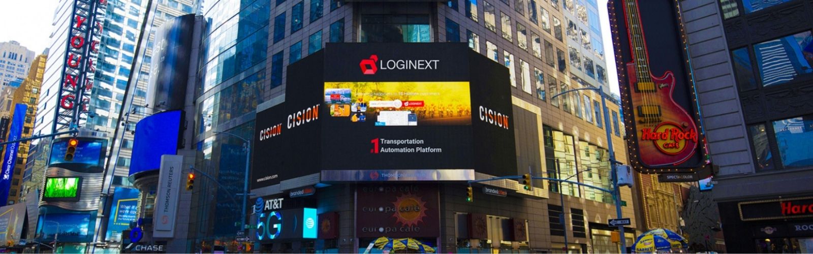 LogiNext on New York Times Square! – 2025 Insights & Solutions
