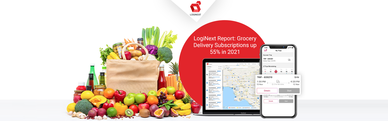 [LogiNext Report] Enrolment in grocery delivery subscriptions up 55% in 2021