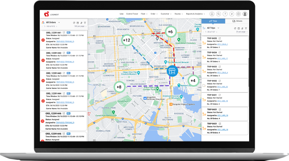 First-Mile Delivery Tracking on the LogiNext Mile Platform