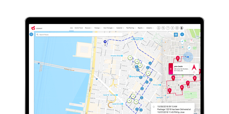 Route Optimization in courier management software