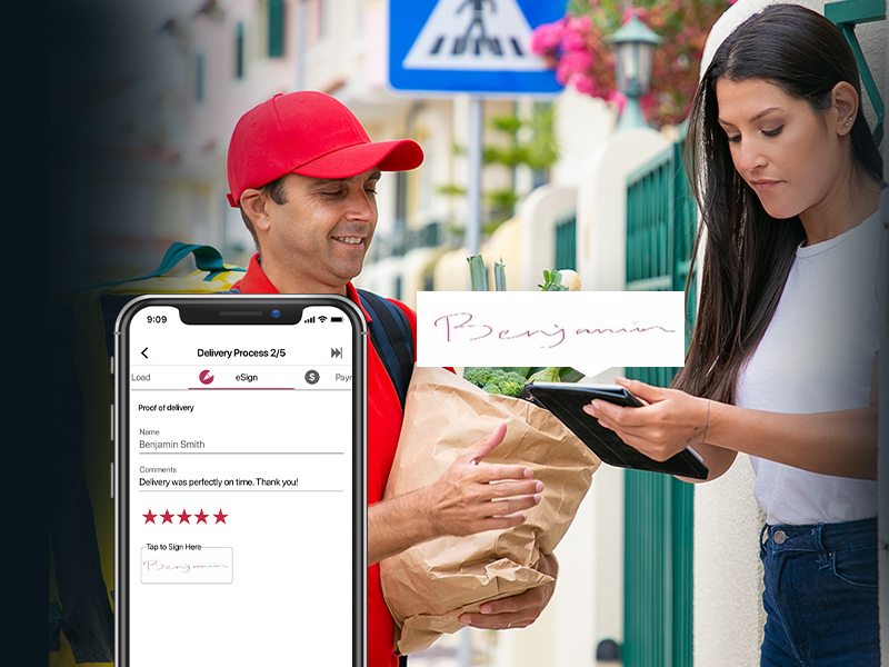 How electronic proof of delivery works
