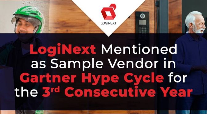 LogiNext Mentioned As A Sample Vendor In Gartner® Hype Cycle™ For Supply Chain Execution Technologies, 2023
