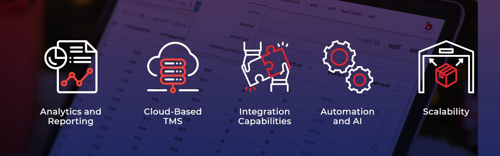 Key features in Transportation management software