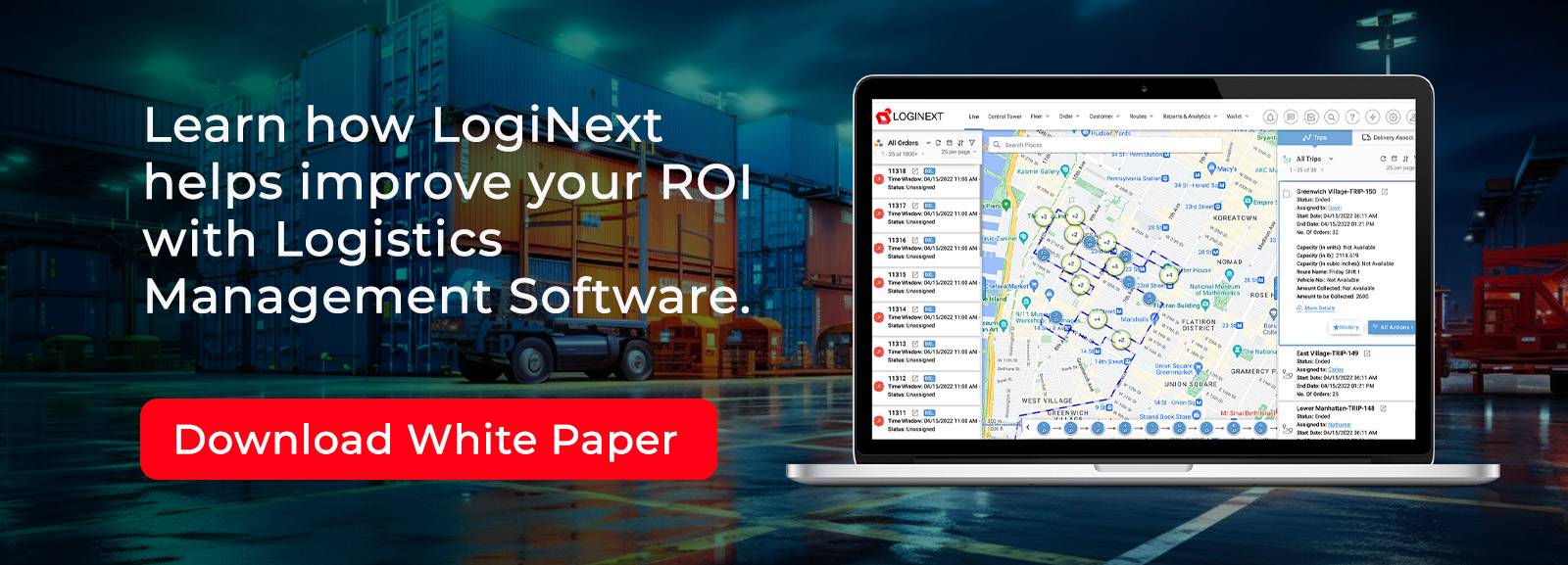 Logistics Management Software Whitepaper Download from LogiNext