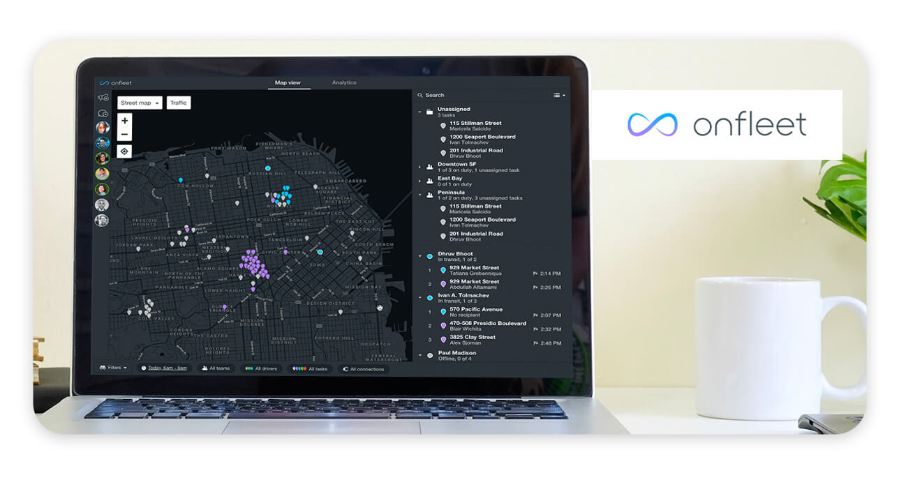 Onfleet Delivery Routing