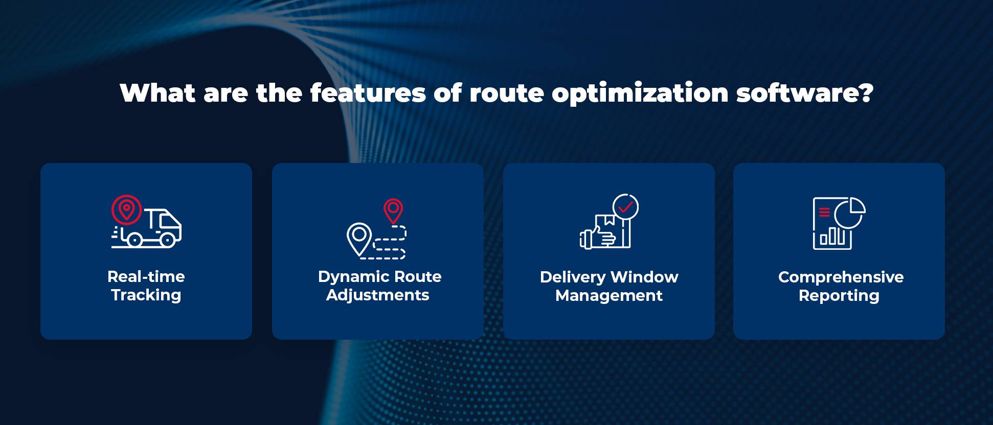 Features of Route Optimization Software with LogiNext