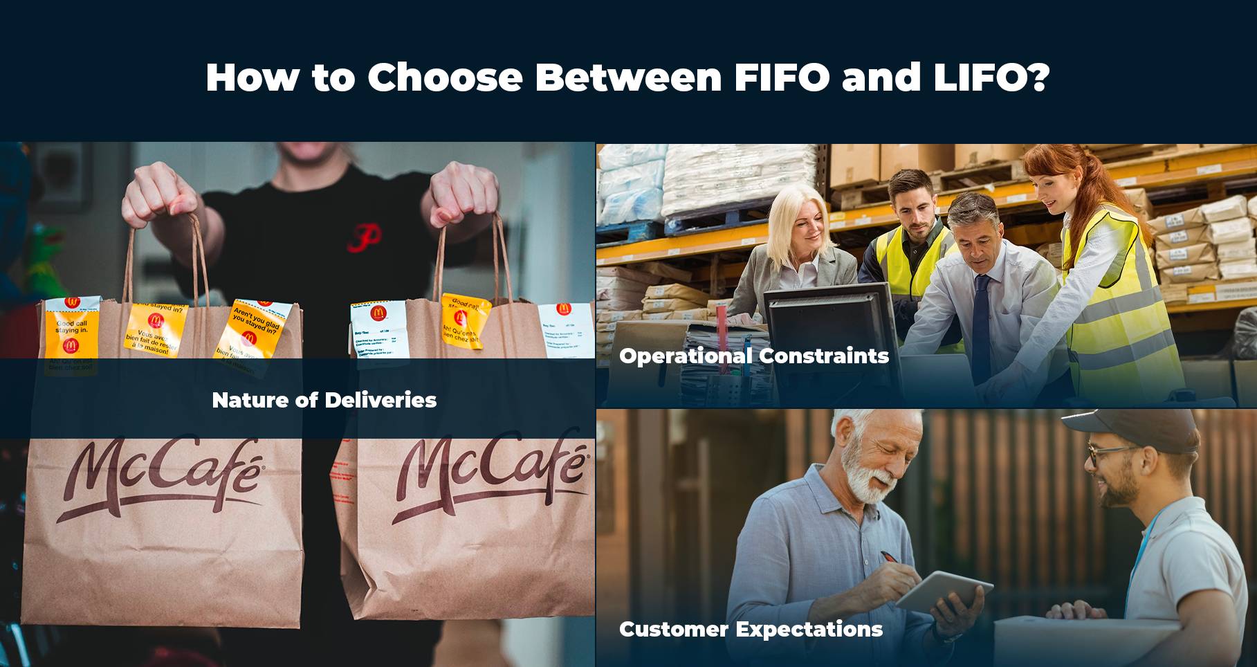 How to choose between FIFO and LIFO when creating logistics planning