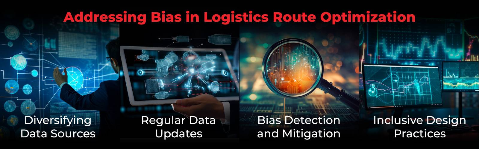 How to remove bias from logistics route optimization software