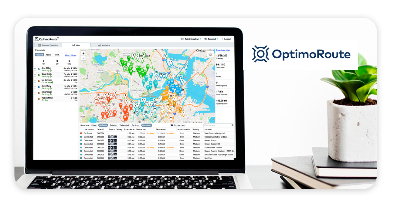 OptimoRoute Delivery Routing Software