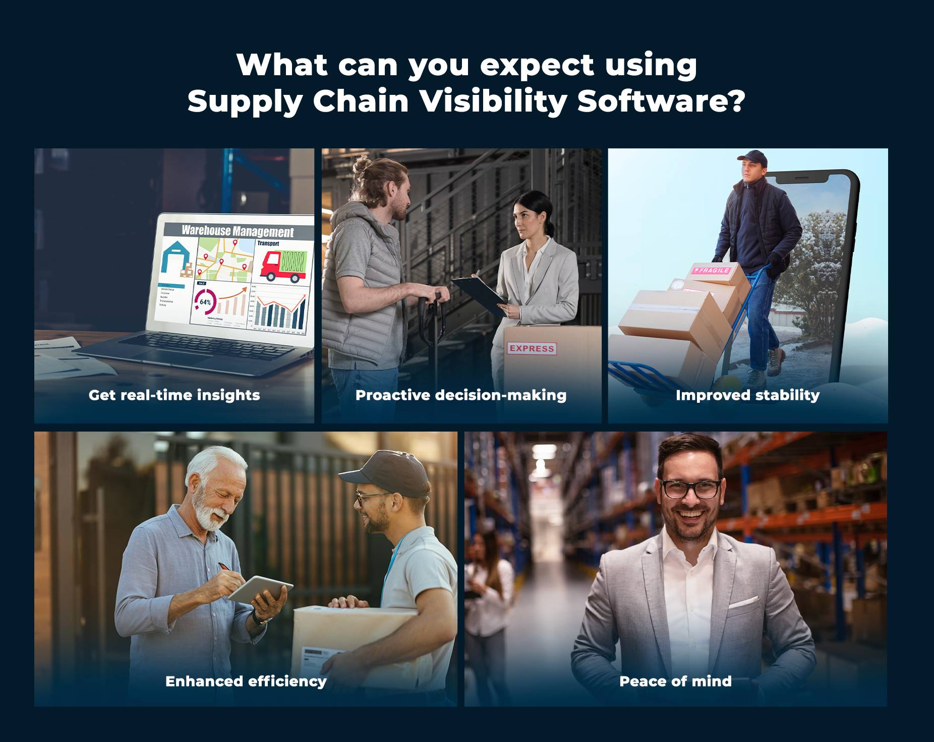 Benefits of supply chain visibility software