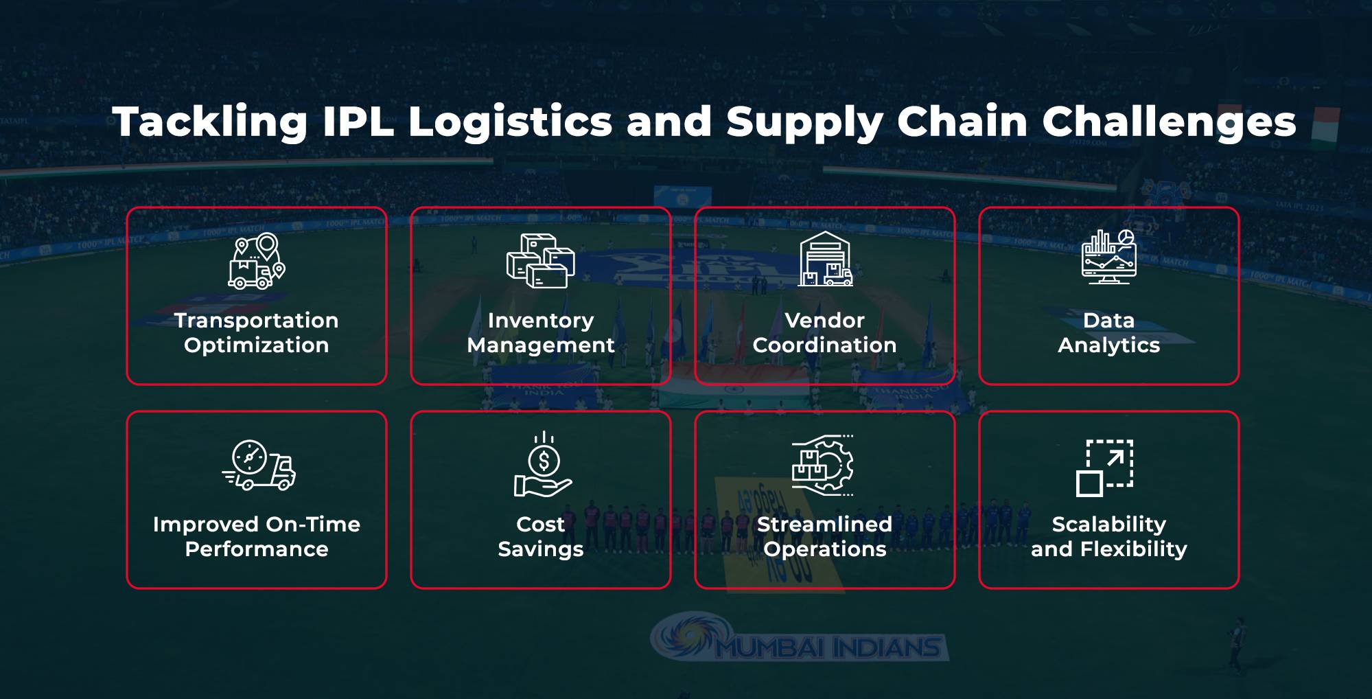 Tackling Indian Premier League Supply Chain Challenges