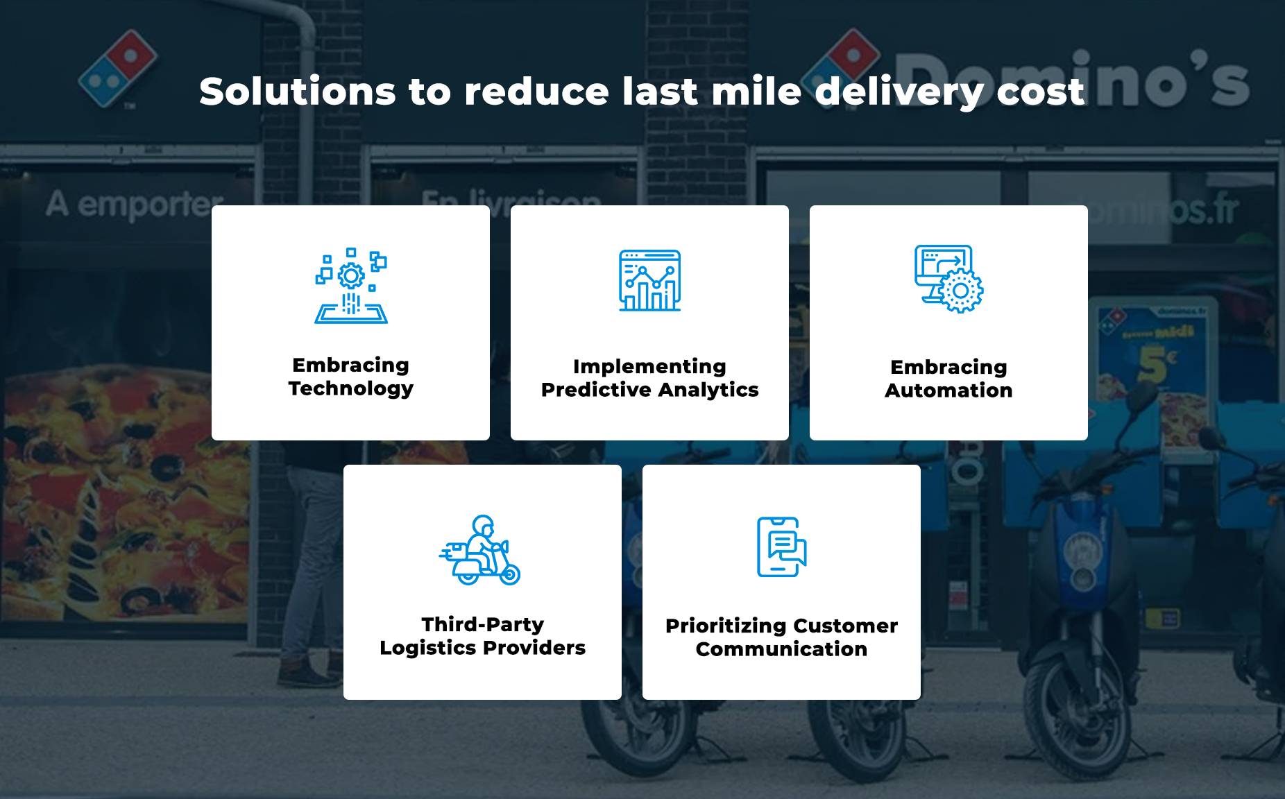 solutions to reduce last mile delivery cost