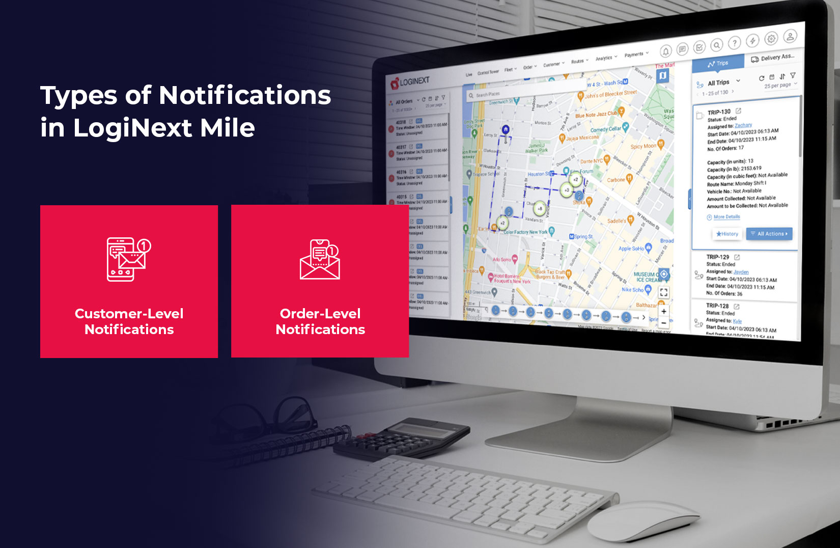 Types of Notifications in LogiNext Mile