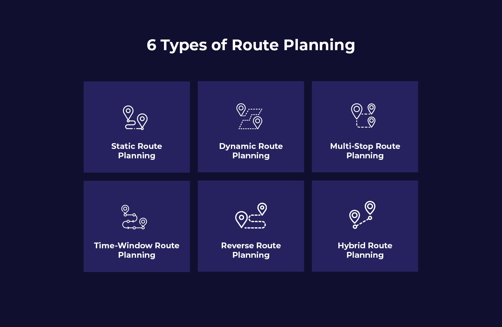 6 Types of Route Planning