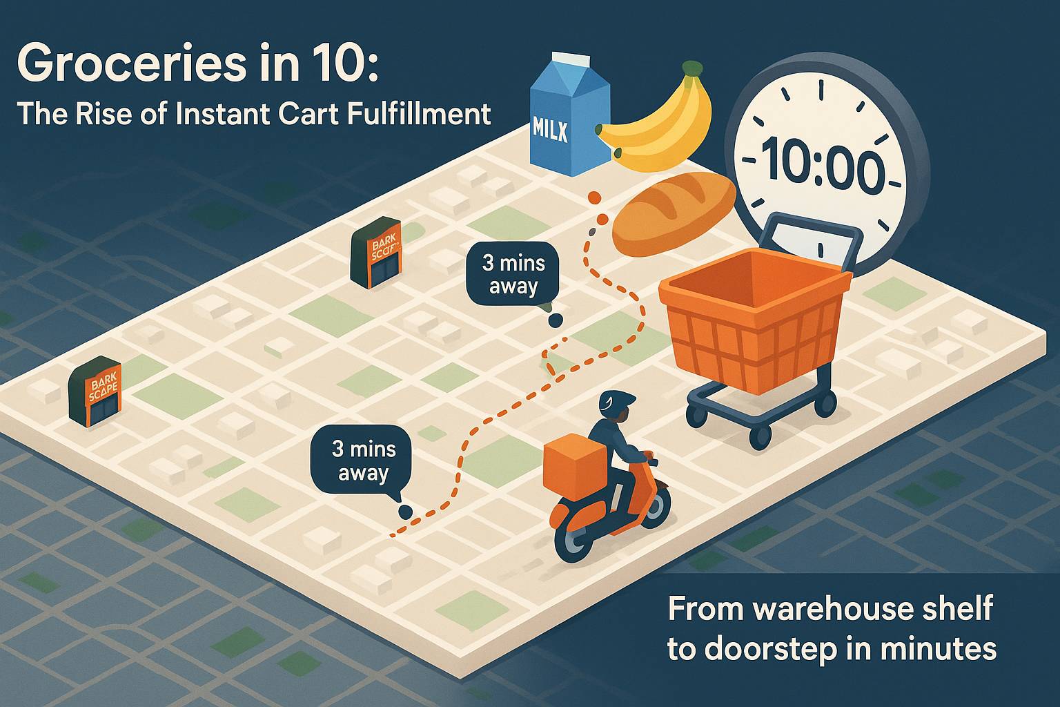 Groceries in 10: The Rise of Instant Cart Fulfillment