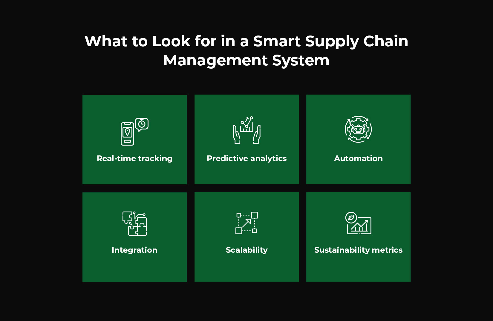 What to Look for in a Smart Supply Chain Management System