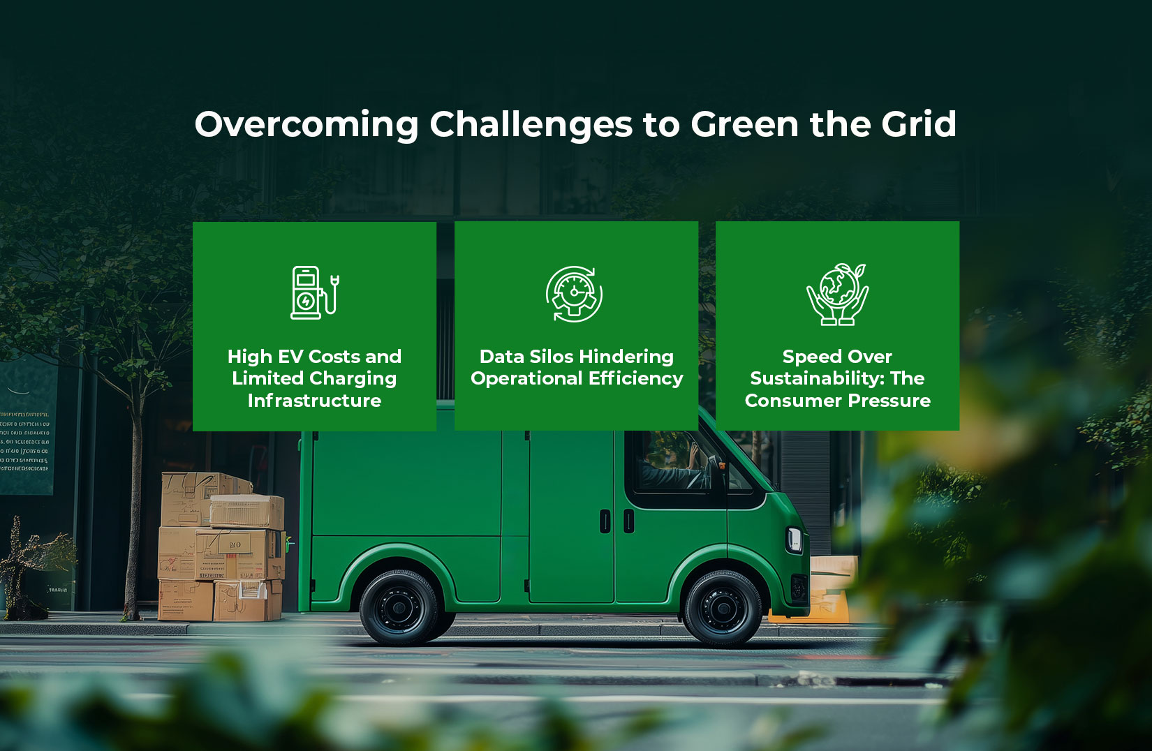 Overcoming Challenges to Green the Grid in last mile logistics 
