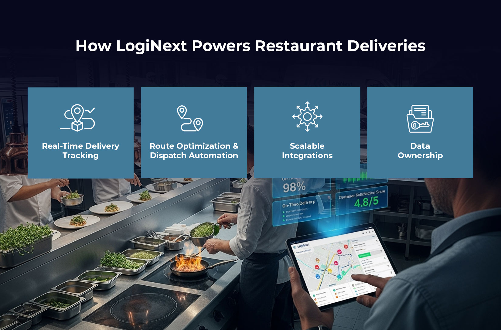 How LogiNext Powers Restaurant Deliveries with food delivery software