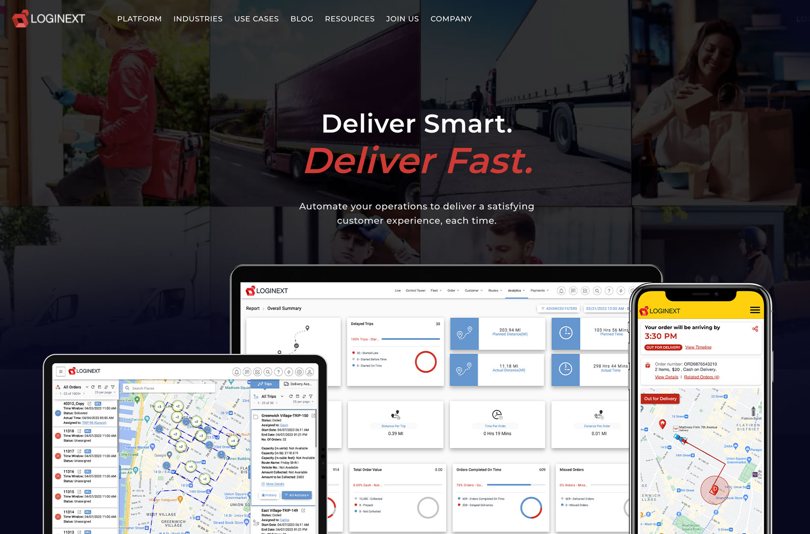 1. LogiNext Solutions Dispatch Automation Software
