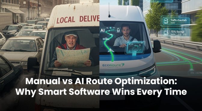 Manual vs AI Route Optimization: Why Smart Software Wins Every Time