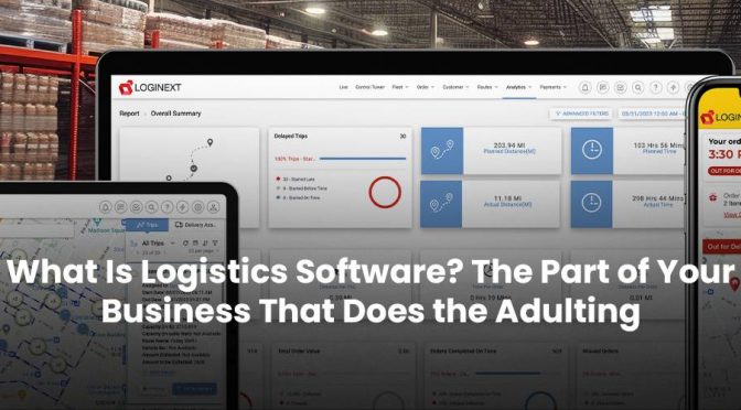 What Is Logistics Software? The Part of Your Business That Does the Adulting