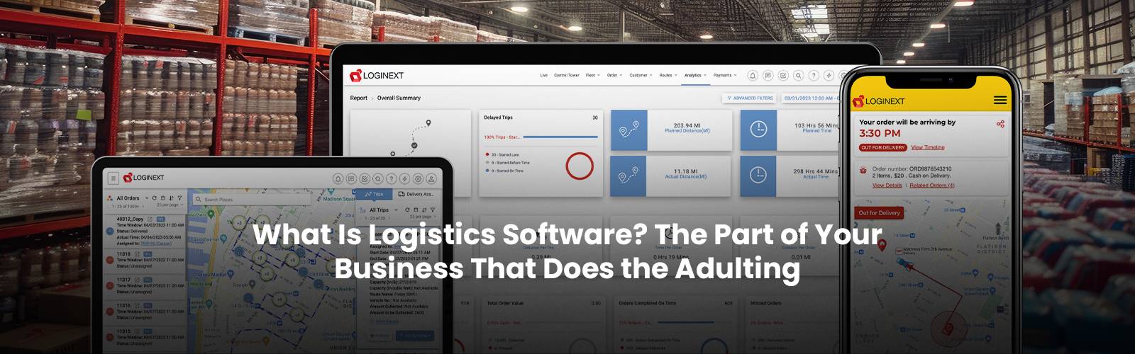 What Is Logistics Software? The Part of Your Business That Does the Adulting