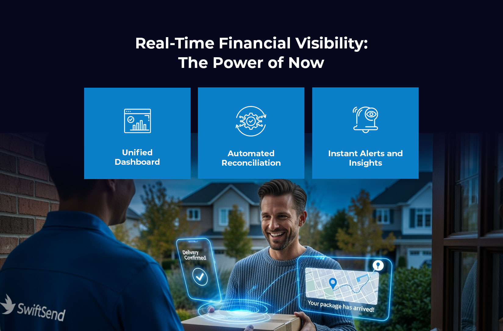 Real-Time Financial Visibility: The Power of Now with delivery management software