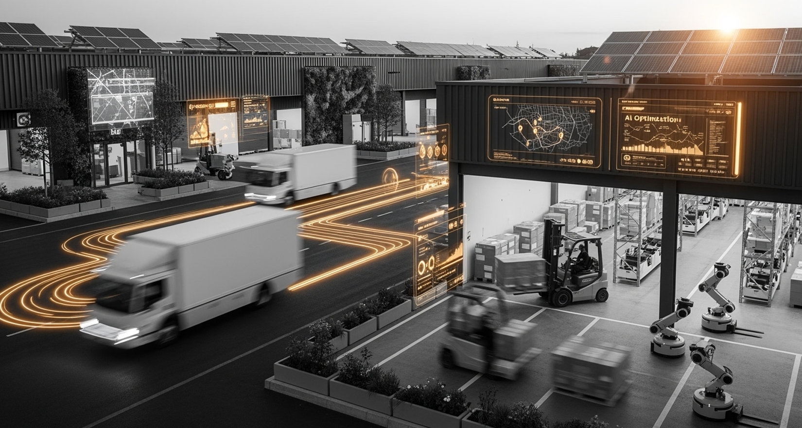 Driving Speed and Efficiency in Supply Chains with ITS