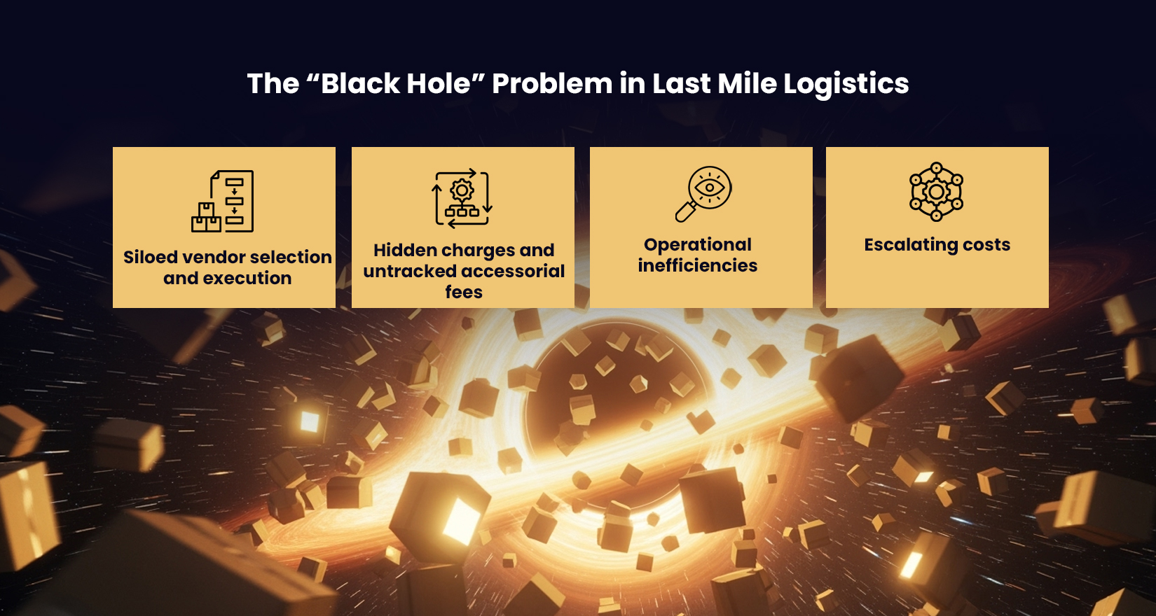 The "Black Hole" Problem in Last Mile Logistics