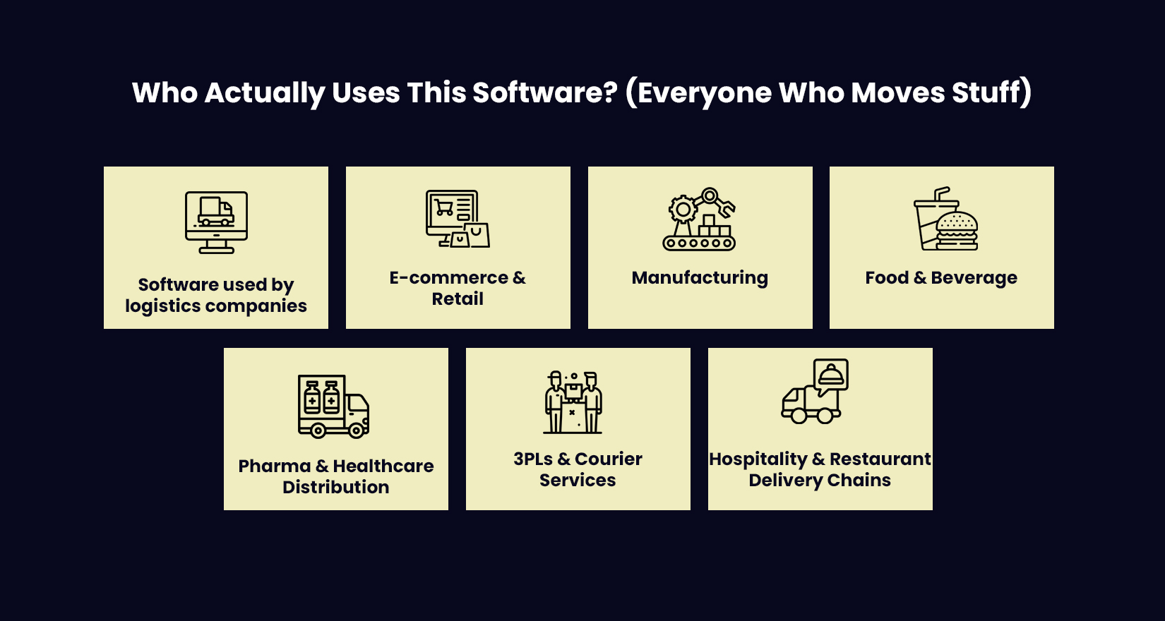 Who Actually Uses This Software? (Everyone Who Moves Stuff)