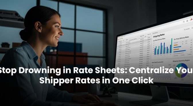 Stop Drowning in Rate Sheets: Centralize Your Shipper Rates in One Click