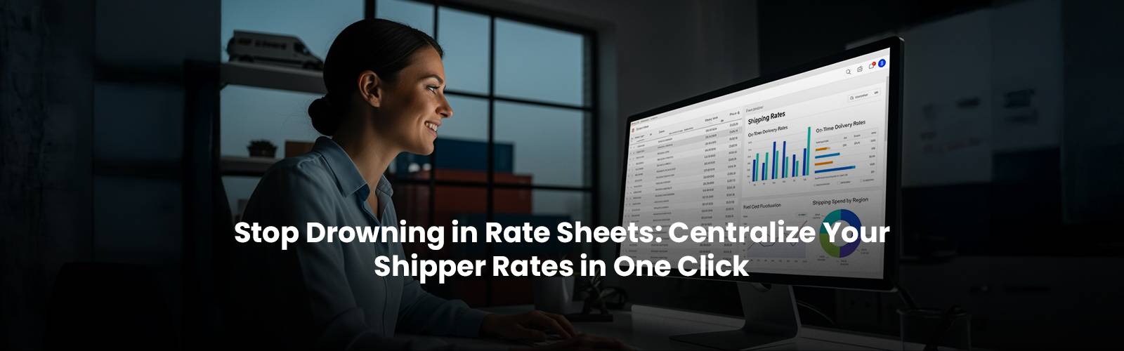 Stop Drowning in Rate Sheets: Centralize Your Shipper Rates in One Click with freight rate management