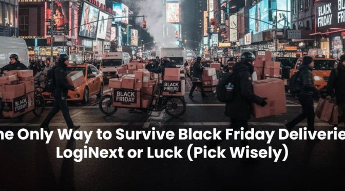 The Only Way to Survive Black Friday Deliveries: LogiNext or Luck (Pick Wisely)