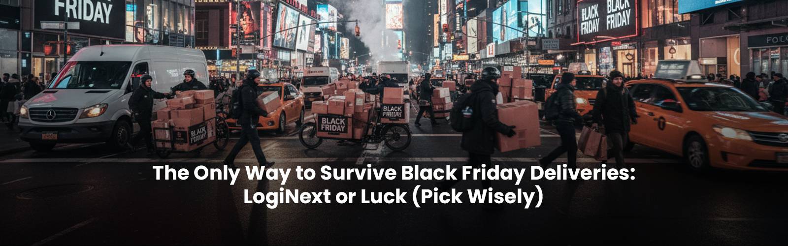 The Only Way to Survive Black Friday Deliveries: LogiNext or Luck (Pick Wisely) with LogiNext Delivery software