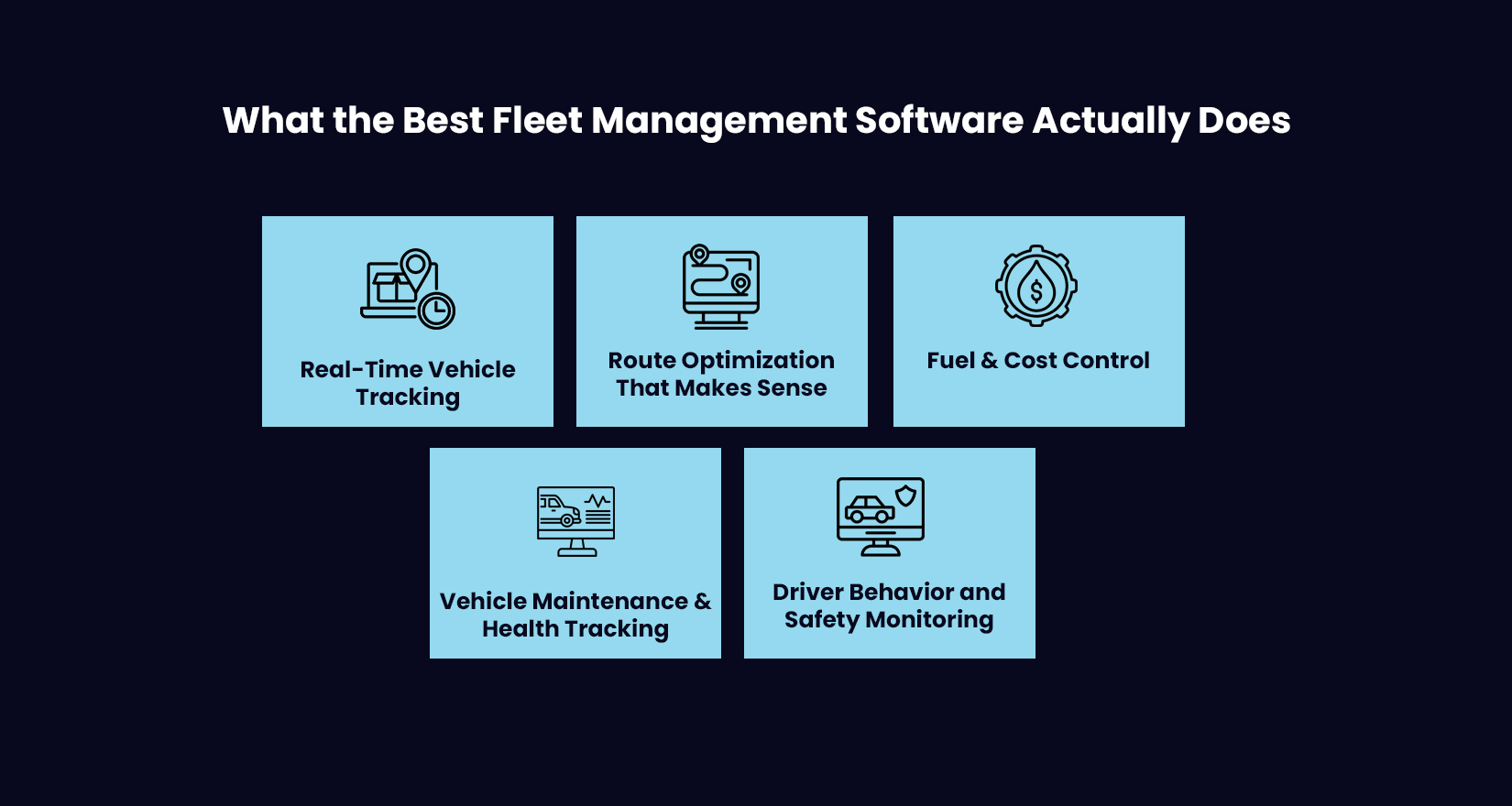 What the Best Fleet Management Software Actually Does