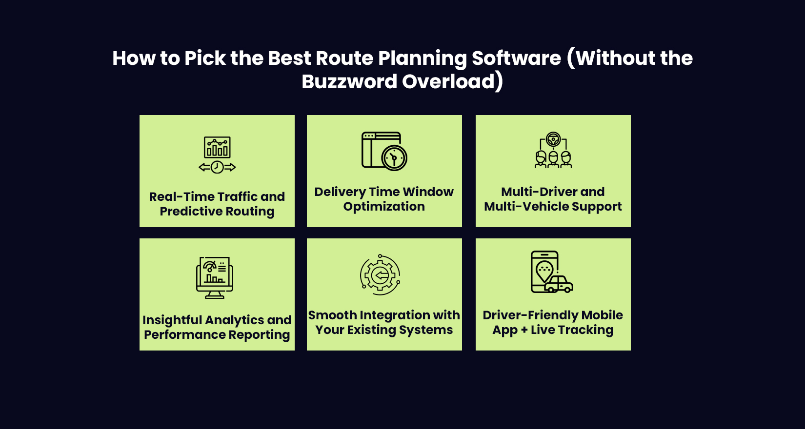 How to Pick the Best Route Planning Software (Without the Buzzword Overload)
