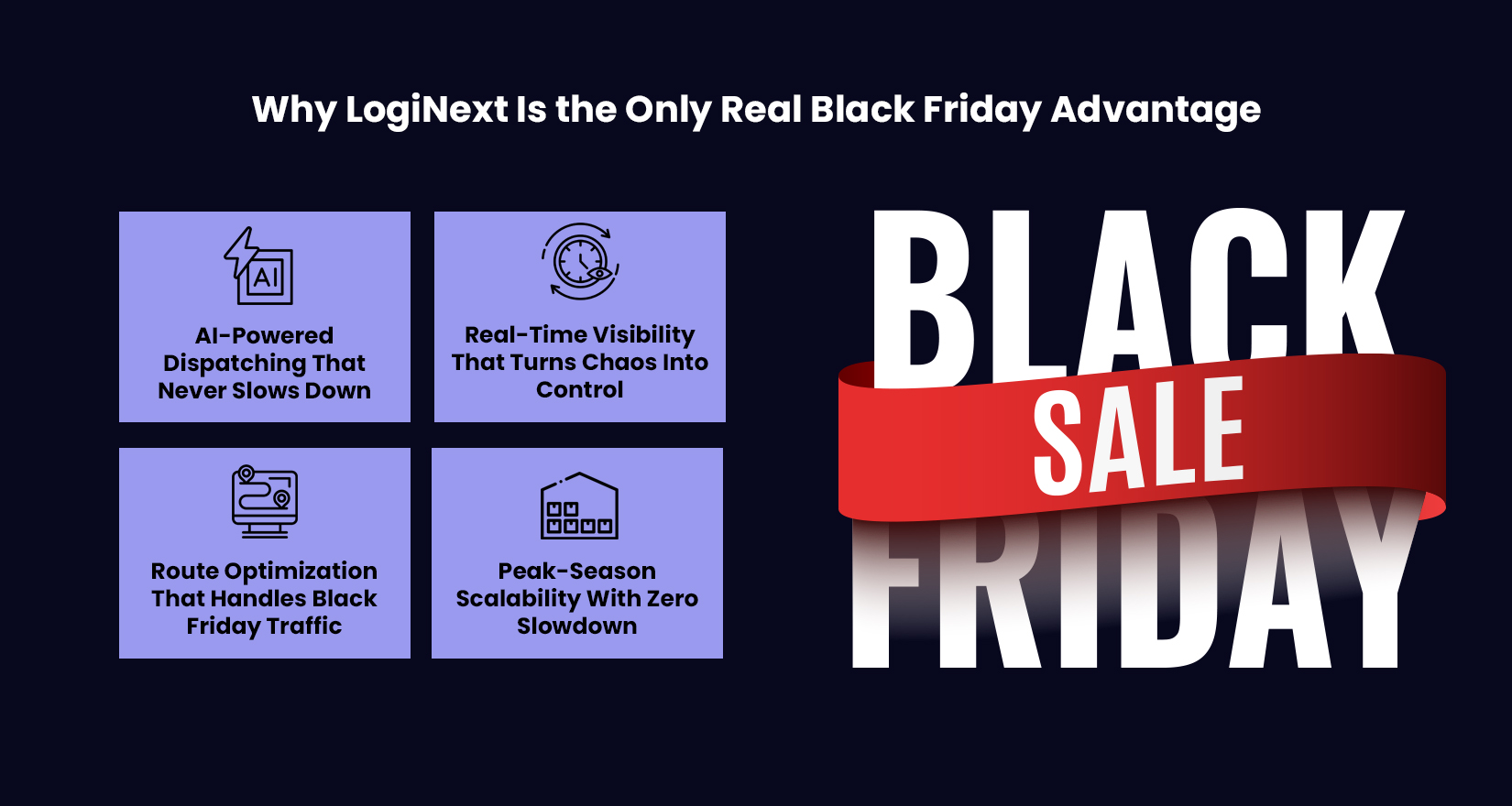 Why LogiNext Is the Only Real Black Friday Advantage with its delivery software