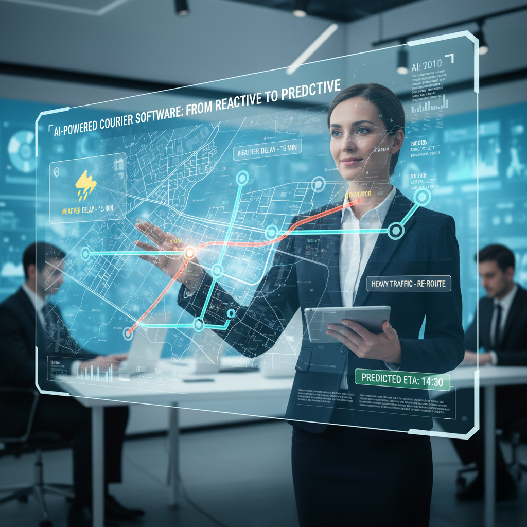 AI Powered Courier Software: From Reactive to Predictive