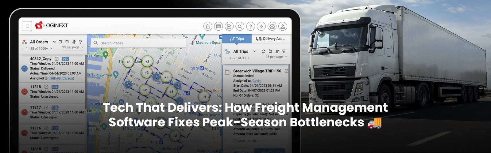 Tech That Delivers: How Freight Management Software Fixes Peak-Season Bottlenecks