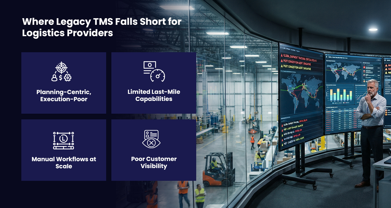 Where Legacy TMS Falls Short for Logistics Providers
