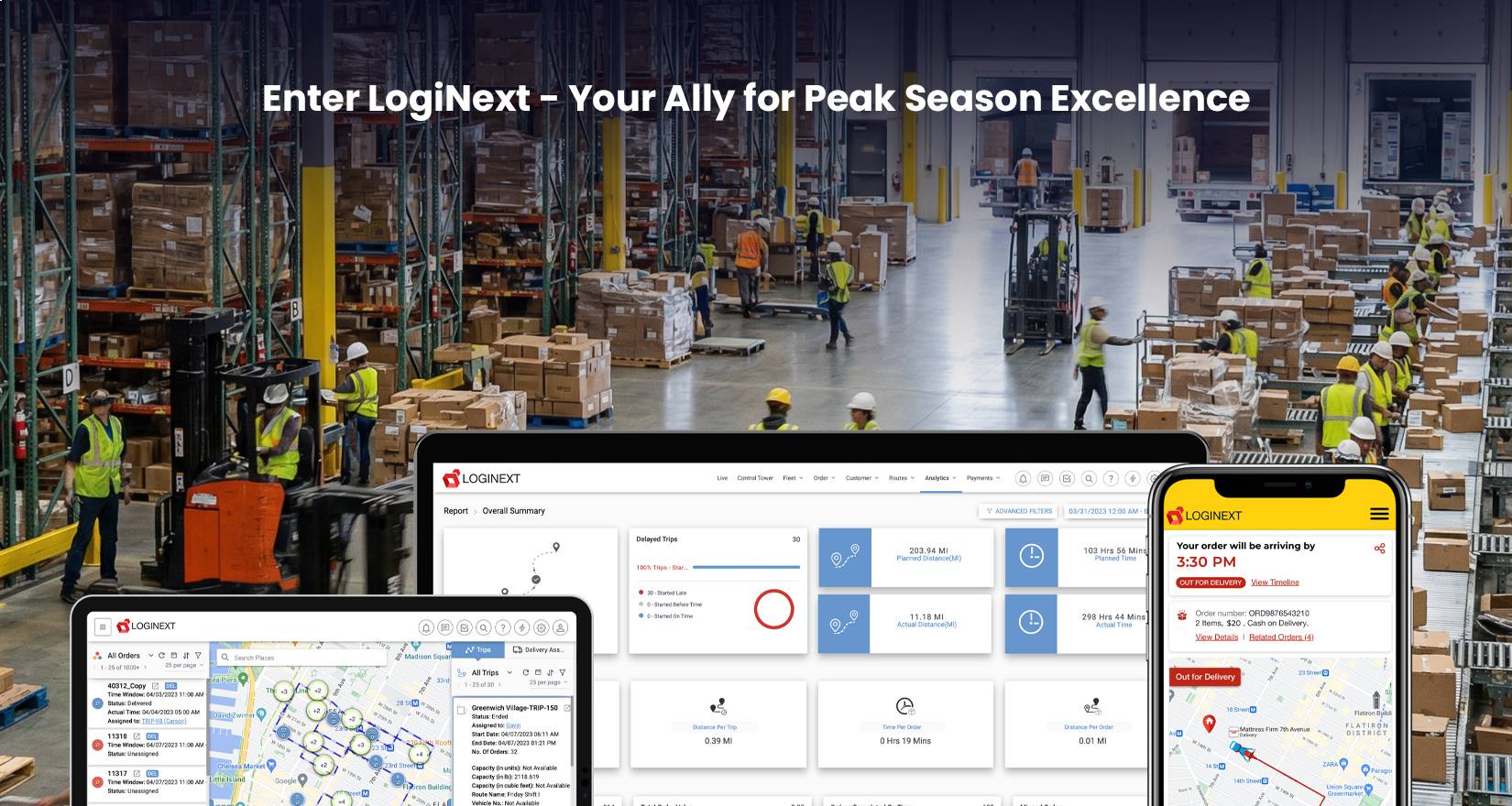Enter LogiNext - Your Ally for Peak Season Excellence