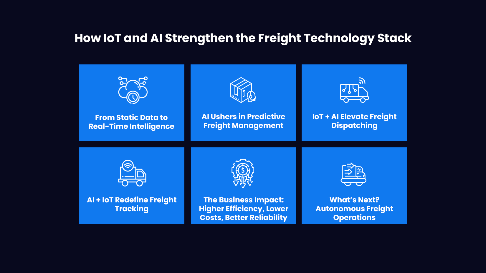How IoT and AI Strengthen the Freight Technology Stack