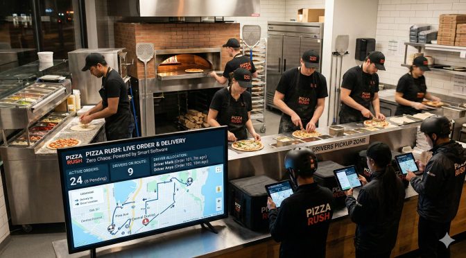 Pizza Rush, Zero Chaos: Powered by LogiNext