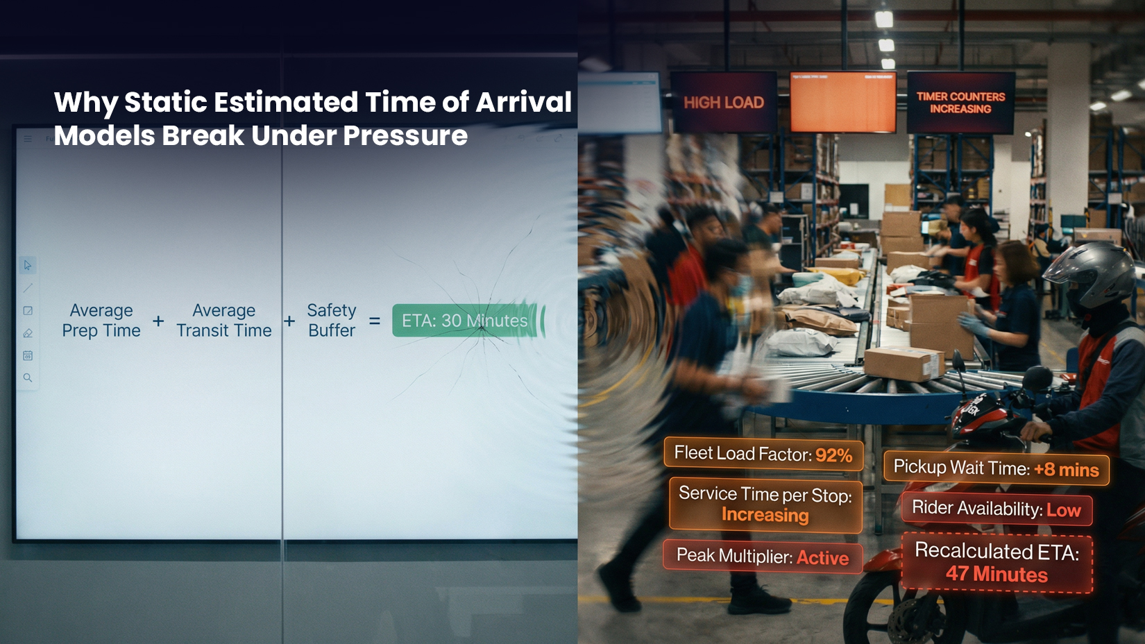 Why Static Estimated Time of Arrival Models Break Under Pressure