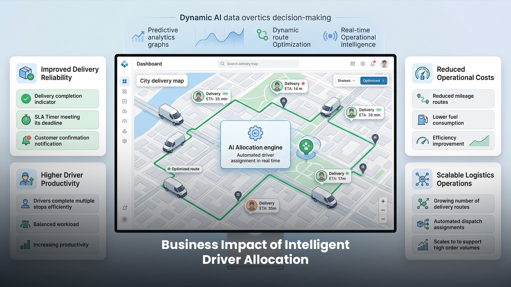 Business Impact of Intelligent Driver Allocation