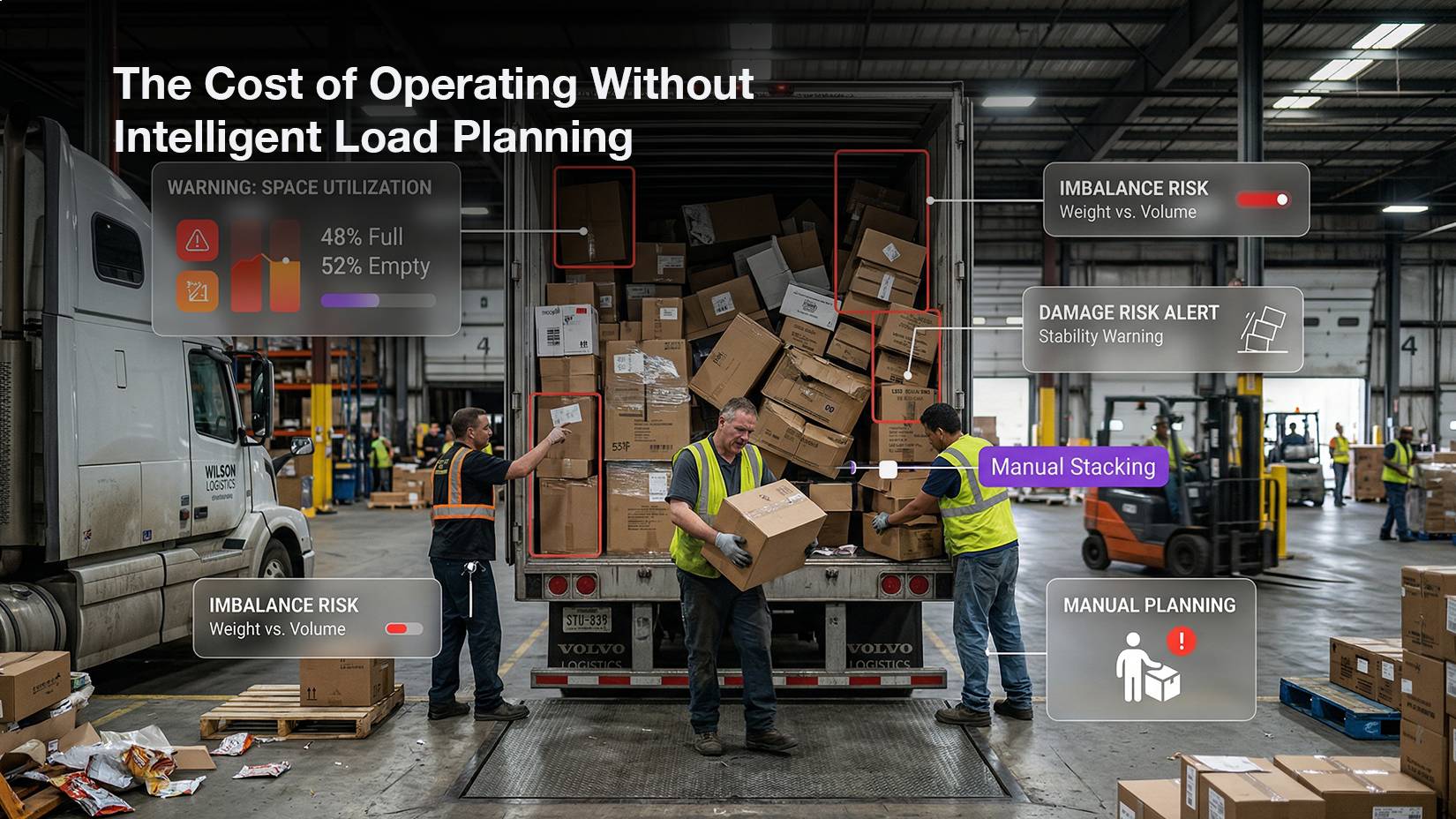 The Cost of Operating Without Intelligent Load Planning using a transportation management software